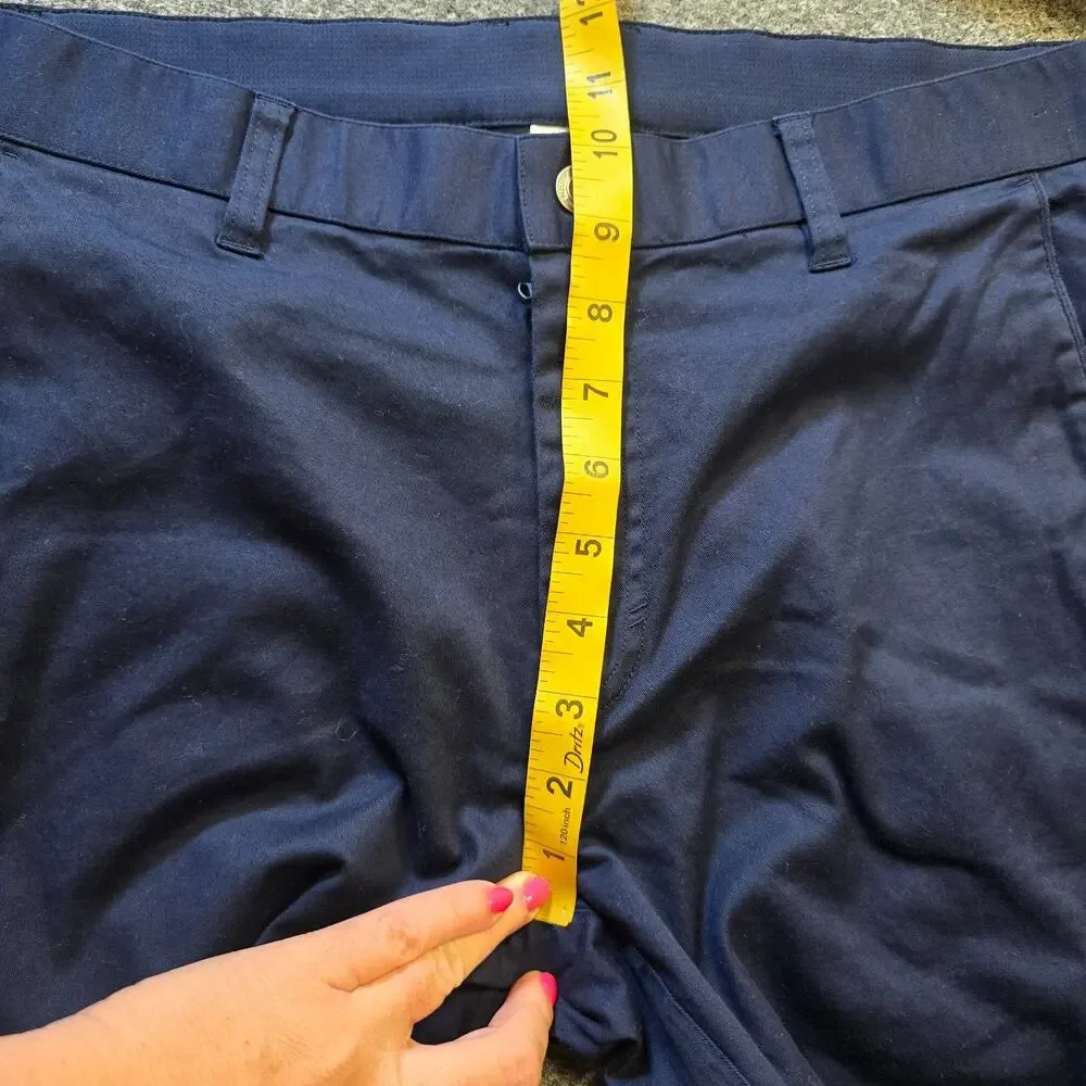 Fabletics Pants Mens Size 32x30 Blue Nylon Performance Commuter Classic Career